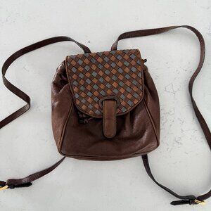 Bottega Veneta Intrecciato Vintage Mini Leather Backpack